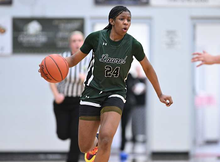 Purcell Marian vs Laurel girls basketball Jeff Harwelll34